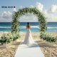 thumbnail image 4 of Arco de boda de metal RUBFAC para plantas trepadoras, 140 x 240 cm, 4 of 7