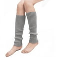 thumbnail image 5 of Knitted Leg Warmers - Stylish Knitted Neon Women's  Sports Party Yoga Accessories Leg Warmers, 5 of 13