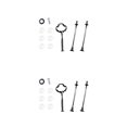 thumbnail image 1 of Wosthever Juego de moldes para bandejas de frutas, juego de moldes para bandejas de silicona DIY, juego de moldes para frutas y girasoles, color No.08 2piezas, 1 of 6
