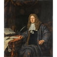 thumbnail image 2 of Michiel Van Musscher 15x17 Gold Ornate Wood Frame and Double Matted Museum Art Print Titled - Portrait of Johannes Hudde (1628-1704), Burgomaster of Amsterdam (1686), 2 of 4