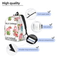 thumbnail image 4 of Lsque Hello Summer Gnome Pattern Canvas Daypack, Durable Backpack, High-quality Versatile Backpack,Vintage Compact Backpack-Small, 4 of 6