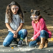 Nat Geo Break Open 2 Geodes Science Kit for Child 8 Years and up, Includes Goggles