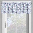 thumbnail image 2 of Ambesonne Watercolor Window Valance, Simple Gradient Clouds, 54" X 12", Ceil Blue Pale Blue, 2 of 5