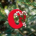 thumbnail image 4 of FYHALE 26 Letters Christmas Tree Decoration Pendant, Personalized DIY Christmas Hanging Ornaments Decoration for Xmas Tree Party Decor, 4 of 4
