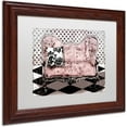 thumbnail image 2 of Trademark Fine Art "Poitrine Rose" Canvas Art by Color Bakery White Matte, Wood Frame, 2 of 4