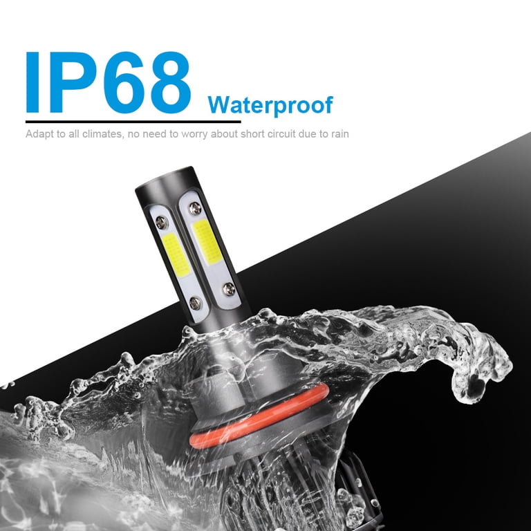Blue 9007 HB5 LED Headlight Bulb Hi-Lo Beam C6 For MITSUBISHI Endeavor 2004-2011