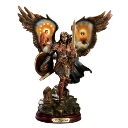 The Bradford Exchange Jegudiel Praise of God The Lord's Strength Religious Sculpture Collection Issue #7 by Howard David Johnson 10-inches