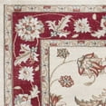 thumbnail image 2 of 3'x5' Ivory Red Floral Indoor Area Rug, 2 of 3