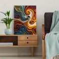 thumbnail image 5 of Abstract Swirls Canvas Print, Modern Wall Art for Living Room, Bedroom, Office, Hallway, Entryway, Dining Room, 5 of 8