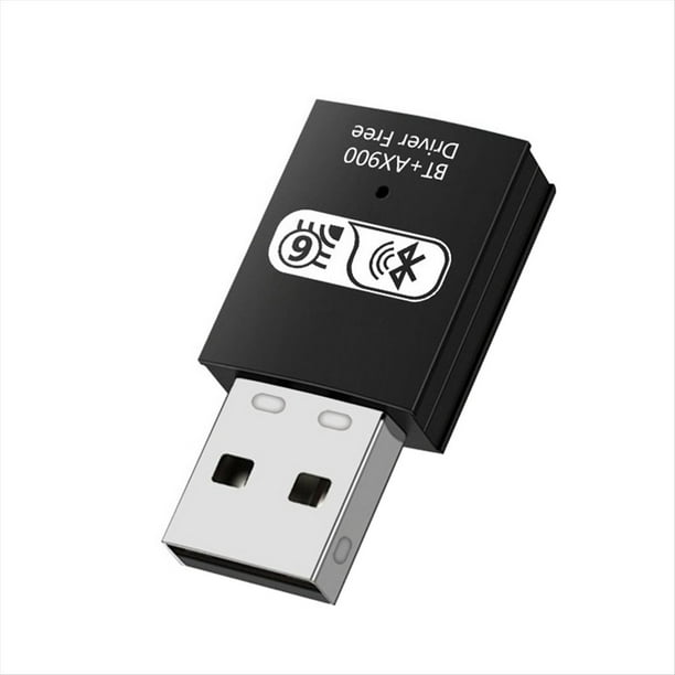 Adaptador WiFi Inalámbrico 2 en 1 AX900 USB WIFI6 Bluetooth 5.4 de Doble Banda 2.4G+5GHz 900Mbps para 10/11