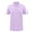 Purple, variant on hoksml Men's Short Sleeve Polo Shirt Solid Color Casual Button Turn-down Collar Top Heavy Weight Tshirts Summer Comfortable Breathable Tee Shirts