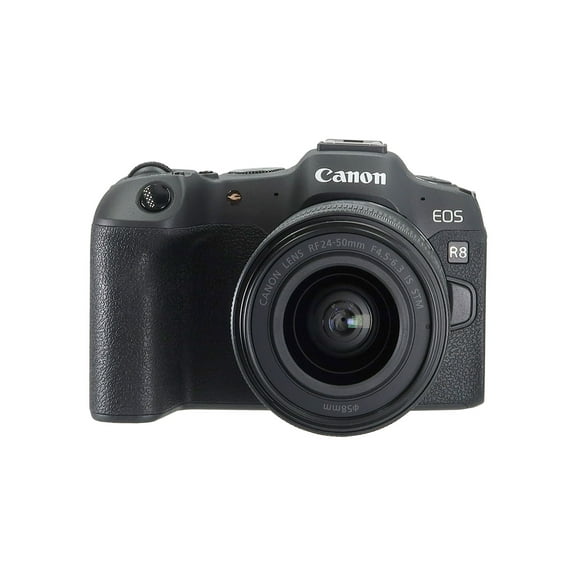 Canon EOS R8 Mirrorless Camera (Black) with Canon RF 24-50mm f/4.5-6.3 IS STM Lens