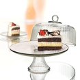 thumbnail image 4 of Anchor Hocking Ensemble de Gâteau Monaco, STD, Cristal, 4 of 5