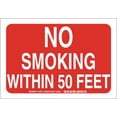 thumbnail image 1 of No Smoking Sign, Brady, 123915, 7"Hx10"W, 1 of 1