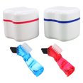 thumbnail image 1 of Raindrops 2Pcs Red Retainer Holder Case For Braces And Retainers Home Use, 1 of 6