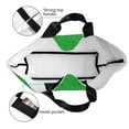 thumbnail image 4 of Balery Green Sparkling Shiny Bolsa Tote Estilo Estético con Cremalleras, Bolsa de Hombro, Bolsa de Compras Grande y Plegable, 4 of 8