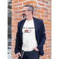 thumbnail image 2 of Converting Dad To Grandpa Graphic Men White T-Shirt, Male Medium, 2 of 4