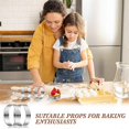 thumbnail image 4 of 20Pcs Perforated Tart Rings Round Tart Ring Stainless Steel Tart Rings for Dessert Mousse Home Food, 4 of 5