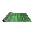 thumbnail image 2 of Ahgly Company Indoor Square Abstract Emerald Green Modern Area Rugs, 3' Square, 2 of 4
