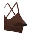 thumbnail image 5 of CRZ YOGA Butterluxe Cross Back Sports Bras For Women, 5 of 6