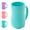 turquoise, variant on Baby Bath Rinse Cup Rinsing Hair Water Pourer, Baby Bath Pitcher Hair Washing Control The Flow Rinser Cup（purple）