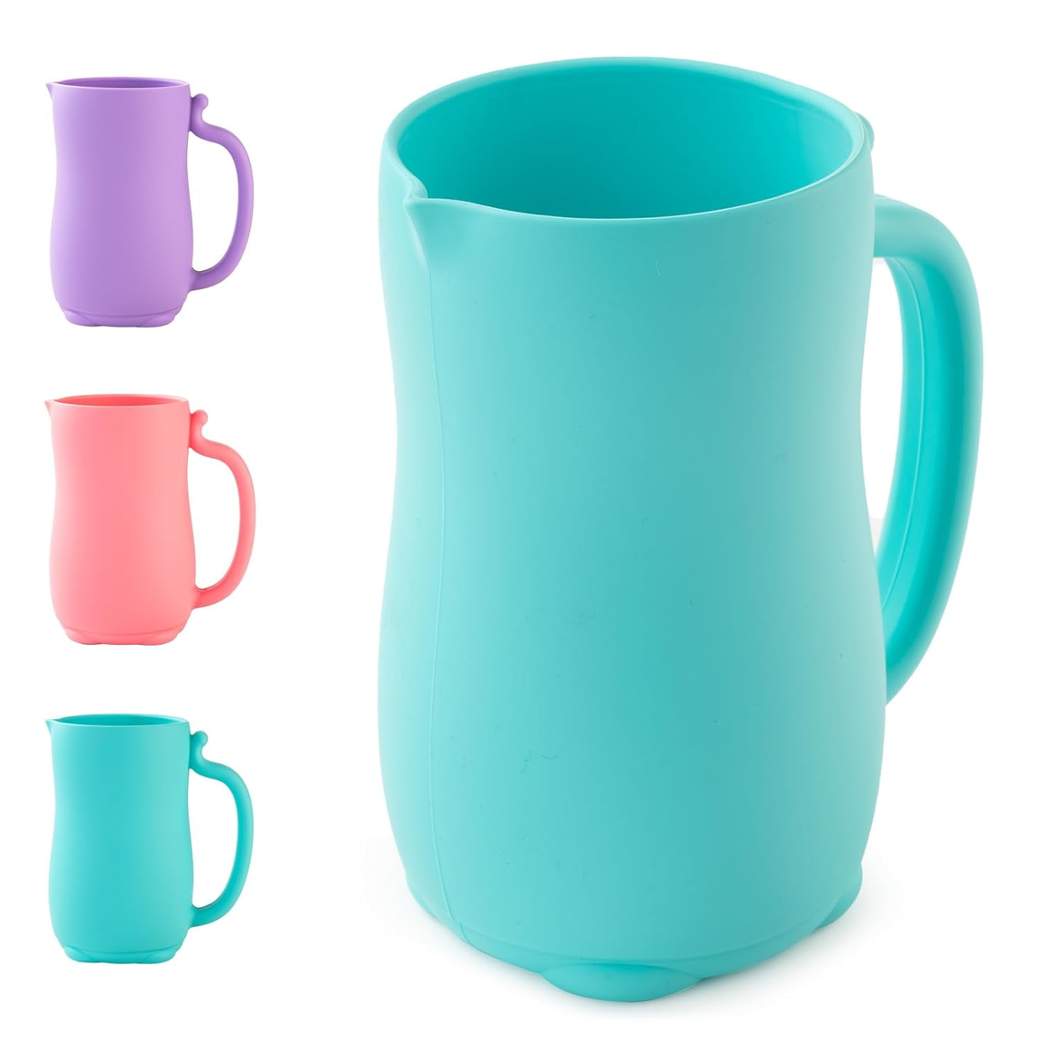 Baby Bath Rinse Cup Rinsing Hair Water Pourer, Baby Bath Pitcher Hair Washing Control The Flow Rinser Cup（turquoise）