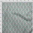 thumbnail image 3 of oneOone Georgette Viscose Tissu Feuilles & Imprimé Floral BTY 42 Pouces de Large, 3 of 4
