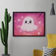 thumbnail image 4 of Diamond Art Kits for Adults, Halloween Pink Cute Ghost CDiamond Painting Kits for Beginners, Frameless Round 5D Full Drill Diamonds Art Pictures Gem Art Crafts Home Decor Gifts, 4 of 8