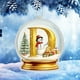 thumbnail image 1 of Adorno para Coche de Acrílico con 26 Letras de Cristal Amarillo, Colgante para Árbol de Navidad, Decoración Del Hogar, 1 of 3