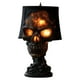 thumbnail image 1 of Lámpara de cabeza de calavera con luz LED espeluznante para decoración de Halloween y fiestas temáticas., 1 of 6