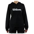 thumbnail image 1 of Sudadera Wilson Talla M Deportiva de French Terry con Capucha y Bolsa Tipo Canguro Negra, 1 of 4