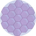 thumbnail image 1 of Ahgly Company Tapis Rond Lavable en Machine Intérieur Transitionnel Mimosa Violet, 5 Pieds Rond, 1 of 7