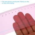 thumbnail image 4 of Unique Bargains Guided Reading Strips Highlight Colored Overlay Bookmark Reading Tracking Ruler with Line, Pink 8pcs, 4 of 6