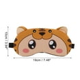 thumbnail image 4 of Unique Bargains Soft Cartoon Eyes Sleep Mask in Orange Color for Comfortable Sleep, 4 of 6