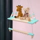 thumbnail image 5 of Estantería artesanal para habitación infantil, estante colgante de cuentas, estilo nórdico, decoración infantil. Verde, 5 of 9