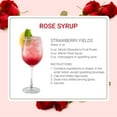 thumbnail image 3 of Monin Rose Syrup Elegant and Subtle Great for Cocktails Mocktails and Soda Gluten Free Non GMO 750 ml, 3 of 9