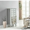thumbnail image 3 of Lingerie Chest 7 drawers 20in. W x 15in. D x 48in. H in antique silver paint, 3 of 3