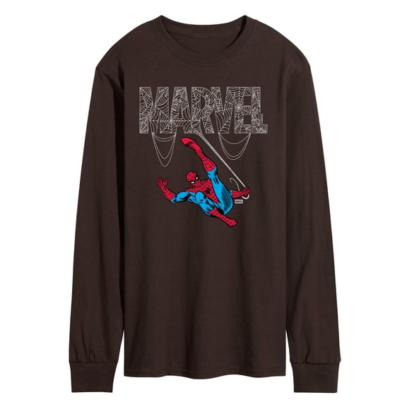 Marvel - Logo Web Spider-Man - Men's Long Sleeve Graphic T-Shirt
