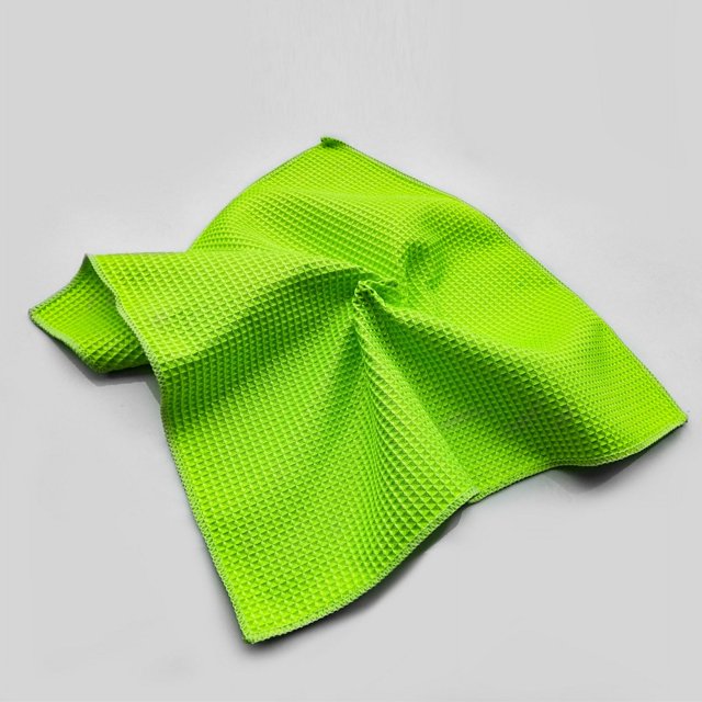 Toalla de piña para coche, toalla para vidrio de coche, toalla de fibra de panal, toalla de lavado de coche con forma de gofre, paño de limpieza, toalla cuadrada