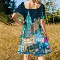 thumbnail image 4 of LAS VEGAS city nightlife Sleeveless Dress women's clothing summer 2024 novelties Long dresses Women long dress, 4 of 7
