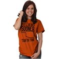 thumbnail image 4 of Sooner Than You Think Oklahoma Pride Plus Size Crewneck Graphic Tee Shirt Brisco Brands 2X, 4 of 4