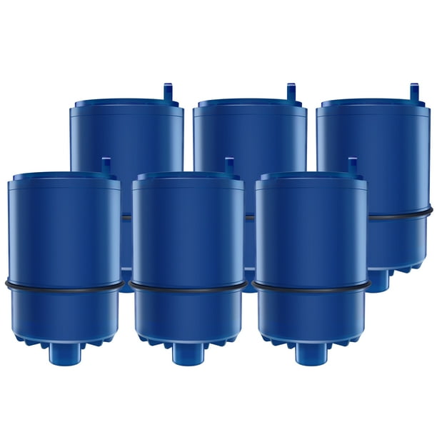 6 Pack AQUACREST Replacement Filter for Pur RF9999 Faucet Water Filter