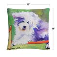 thumbnail image 2 of Tibetan Trials' Animals Pets Painting Bold By Pat Saunders-White 16 X 16 Decorative Throw Pillow, 2 of 4