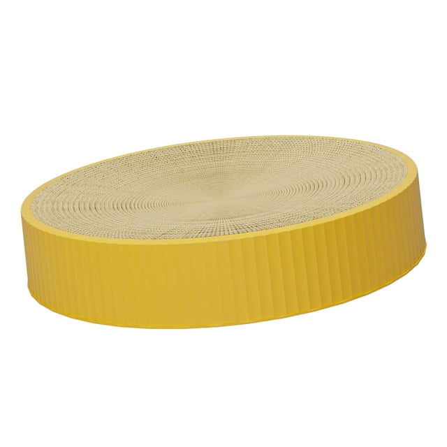 Almohadilla rascadora Yuyangstore para gatos cuenco cama nido amarillo