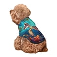thumbnail image 4 of Bingfone Sea Turtle in Coral Dog Clothes Hoodie, Pet Winter Coat,Puppy Sweatshirts for Small Dogs Boy Girl,Suitable for All Breeds-Small, 4 of 6