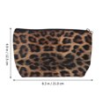 thumbnail image 4 of 2pcs Leopard Prints Makeup Bags Girls Toiletry Pouches Portable Cosmetic Bags, 4 of 8