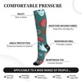thumbnail image 3 of Bixox cute Skull organ Print Compression Socks,Compression Socks Women & Men Circulation for Medical,Running,Athletic, 3 of 7