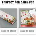 thumbnail image 6 of Christmas Placemats Set of 4, 12x18 Inch Xmas Gnome Gingerbread Winter Snowflakes Red Plaid Washable Cotton Linen Table Place Mats for Holiday Party Kitchen Dining Decoration, 6 of 6