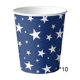 thumbnail image 2 of weibbin 10 Pcs Gobelets en Papier à Thème de la Fête de l'Indépendance Style Drapeau Américain Gobelets Rouges Blancs et Bleus pour Fête de la Fête de l'Indépendance, 2 of 6