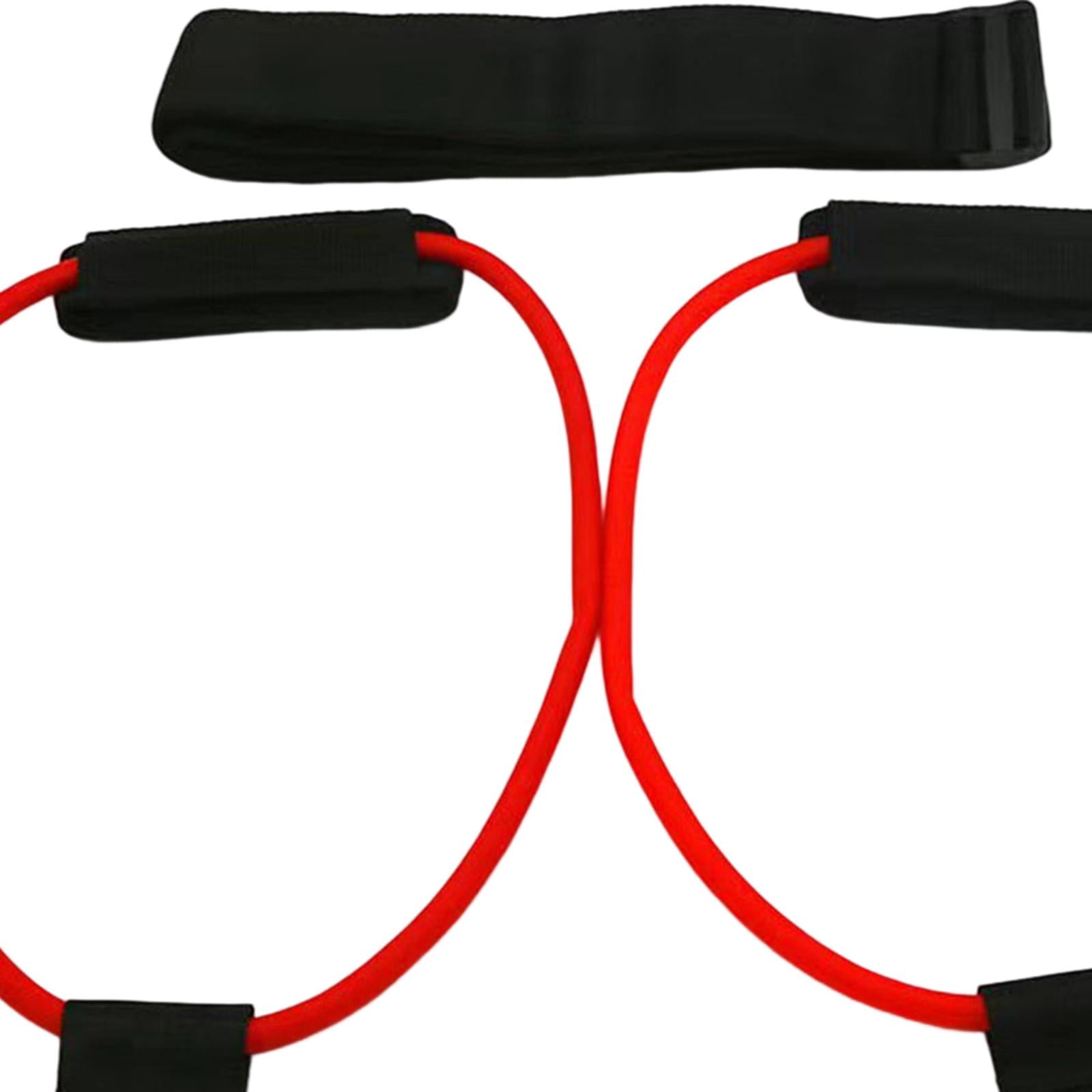 DimyFew Booty Belt, Resistance Bands Fitness Bootie Belt Women Leg Trainer Workout Bands Red 30 Lbs